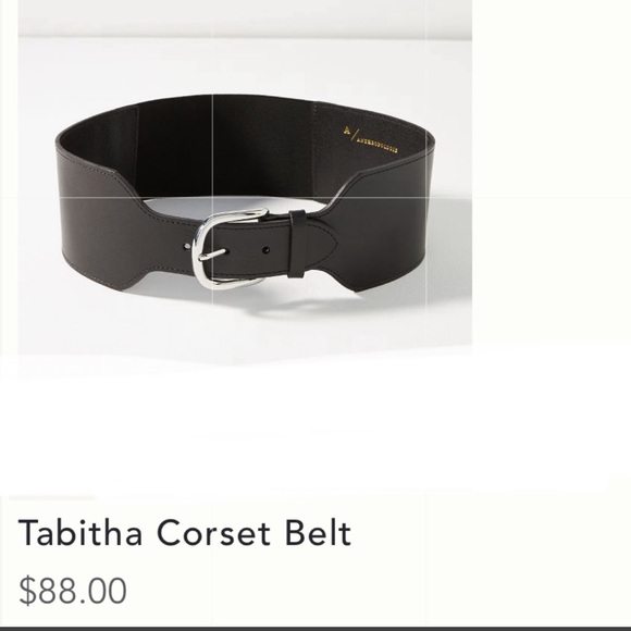 anthropologie corset belt